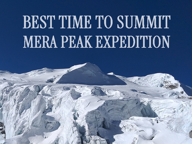 When is the best time to climb the Mera peak?