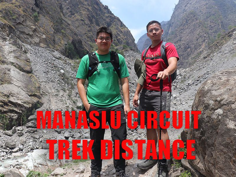 Manaslu Circuit Trek Distance